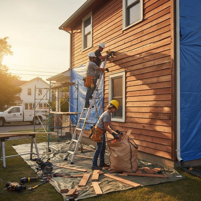 Local Wood Siding Service pros at work